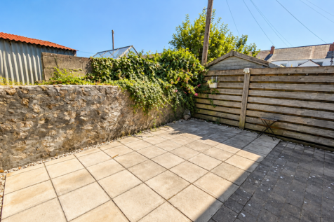 Rear courtyard