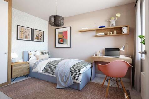 Bedroom 3 can also be transformed into a home office
