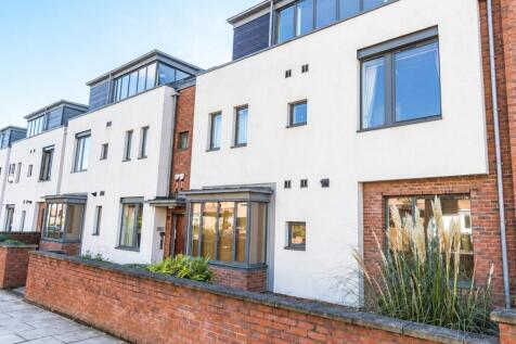 Modern architecture with bright, airy windows...