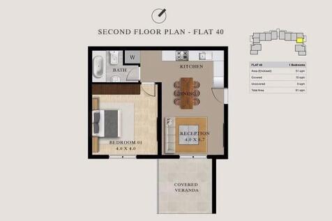 Apt 40 - Floor Plans