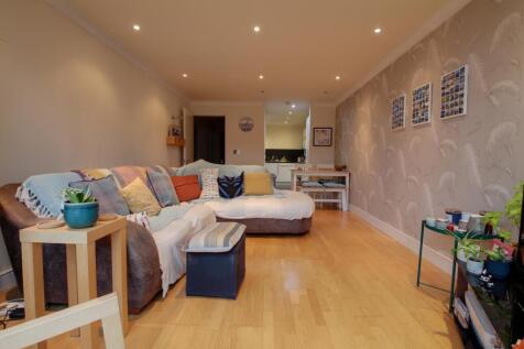 Living and dining room areas