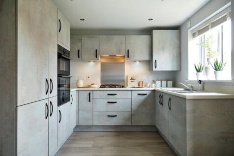 An easy to clean kitchen with ample storage