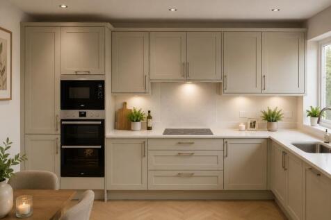 Plot 2 and 3 kitchen CGI
