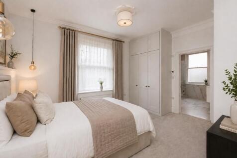 gorgeous master bedroom with sumptuous suite, exte
