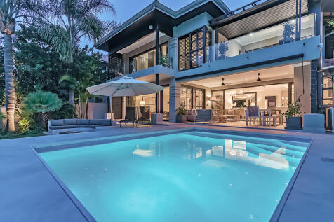 View of house at dusk