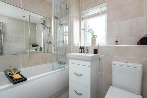 A family bathroom completes the home