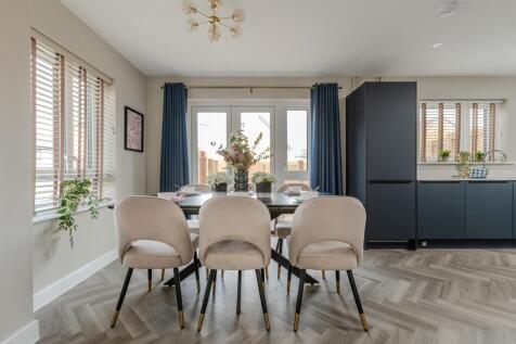 French doors to the rear garden - typical Taylor Wimpey home