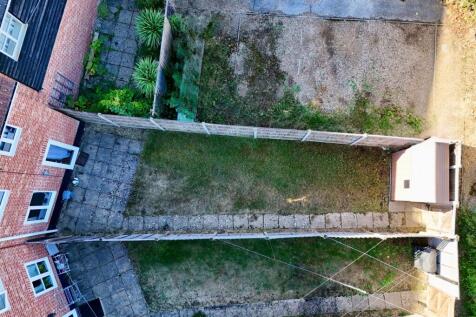 Elevated drone shot