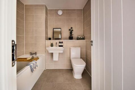 A family bathroom completes the home