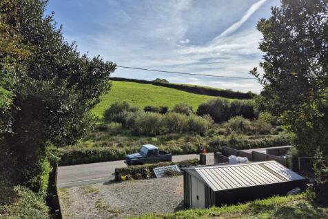 View from the bottom of grass area
