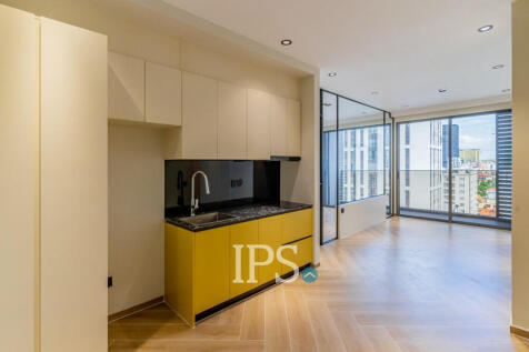 27th Floor 1 Bedroom Condo (Type B5) Resale - Time Square 306, BKK1, Phnom Penh