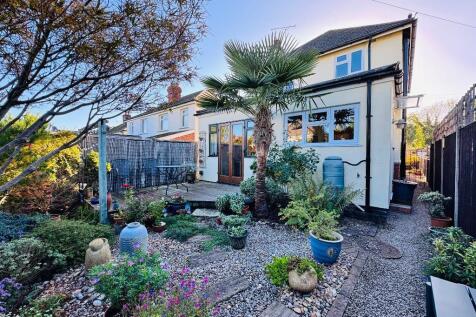 Rear garden with side access