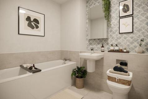 Separate bathroom perfect for guests
