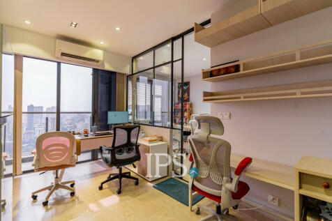 24th Floor 1 Bedroom Condo For Sale - Time Square 2, Boeung Kak 1, Phnom Penh