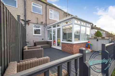 Rear elevation &amp; conservatory extension