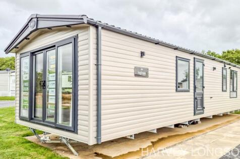 Exterior of ABI Ingleton static caravan for sale a