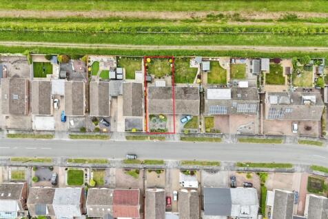 Aerial view of the property