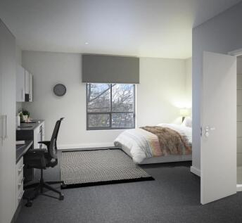 This inviting double bedroom features ample nat...