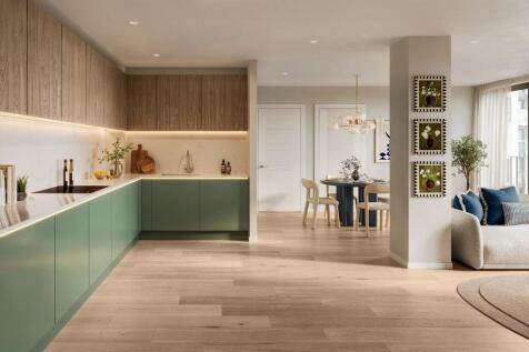 Contemporary kitchen with a refined, functional design and high-quality appliances.