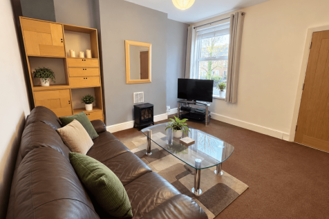 Modern Cosy Living Room with City View