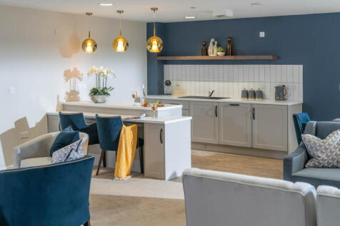 Typical communal lounge kitchen