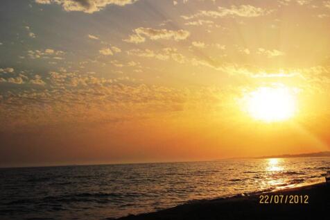 sunset at the beach