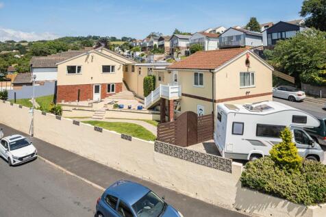 Double garage and drive