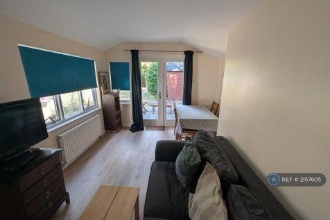 Living Room With a Double Sofa Bed