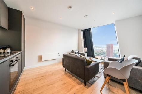 Bright modern lounge with stunning city views...