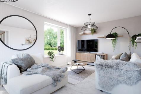 The separate living area is a cosy space to retreat to