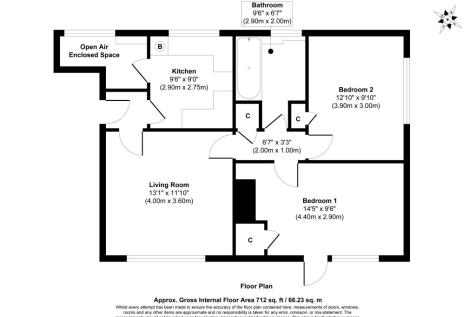 Flat 14 Linden Close, Calne, Wiltshire, SN11 0BB