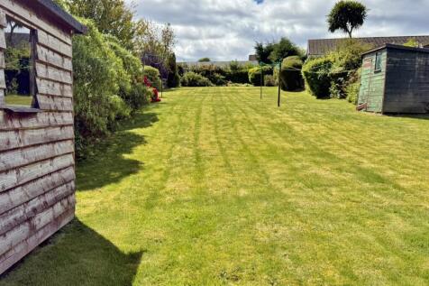 Looking up the garden from the deck
