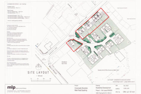 Updated site plan