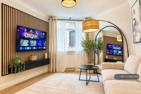 Living Area With Smart Tv