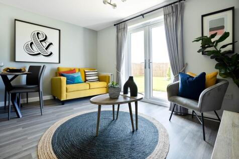 French doors from the lounge diner to the rear garden