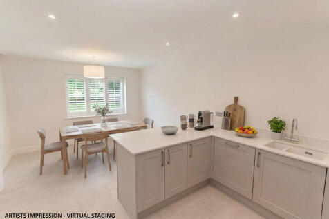 Kitchen / Dining Area - Virtually Staged