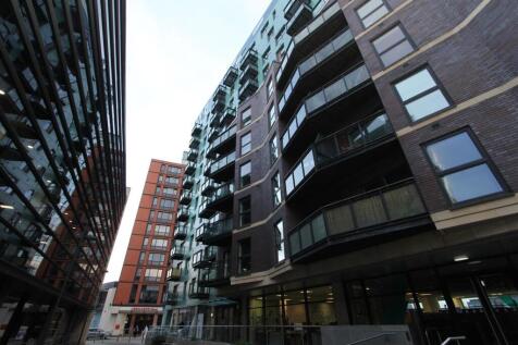Modern urban apartments with stylish balconies...