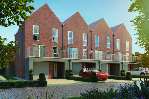 Exterior CGI of the Kensington house type