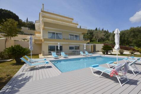 Pool and house