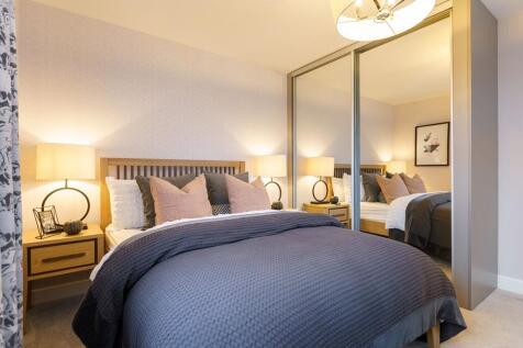 Bedroom 1 creates a space to unwind away for the rest of the home