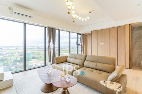 20th Floor Duplex 2 Bedroom Condo For Sale - Vue Aston, Nirouth, Phnom Penh