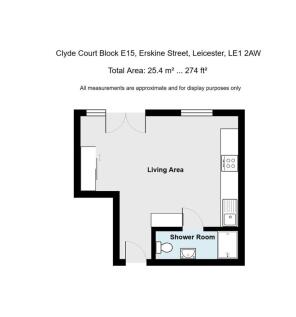 Clyde Court Block E, 13, Erskine Street, Leicester