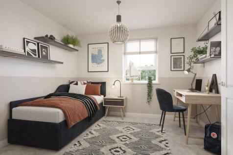 internal cgi of third bedroom hemlock at highgrove