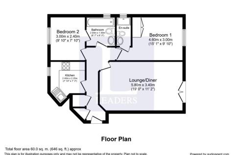 Landscape floor plan