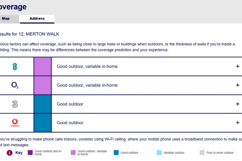 Mobile predicted availability - Ofcom