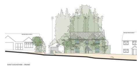East Elevation - Front