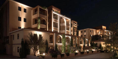 Building in Evening