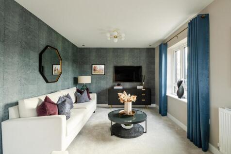 Long lounge stretching the width of the home