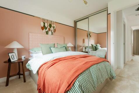A spacious second double bedroom that could be perfect for guests