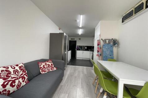 Bright open-plan living and dining area...